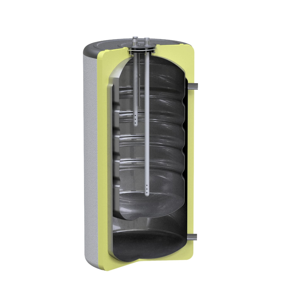 Бойлер косвенного нагрева HEIB 350 Comfort (белый) (полезный объем ГВС 254 л, произв.2210л/ч при 40*С) + выход под термометр 1/2"