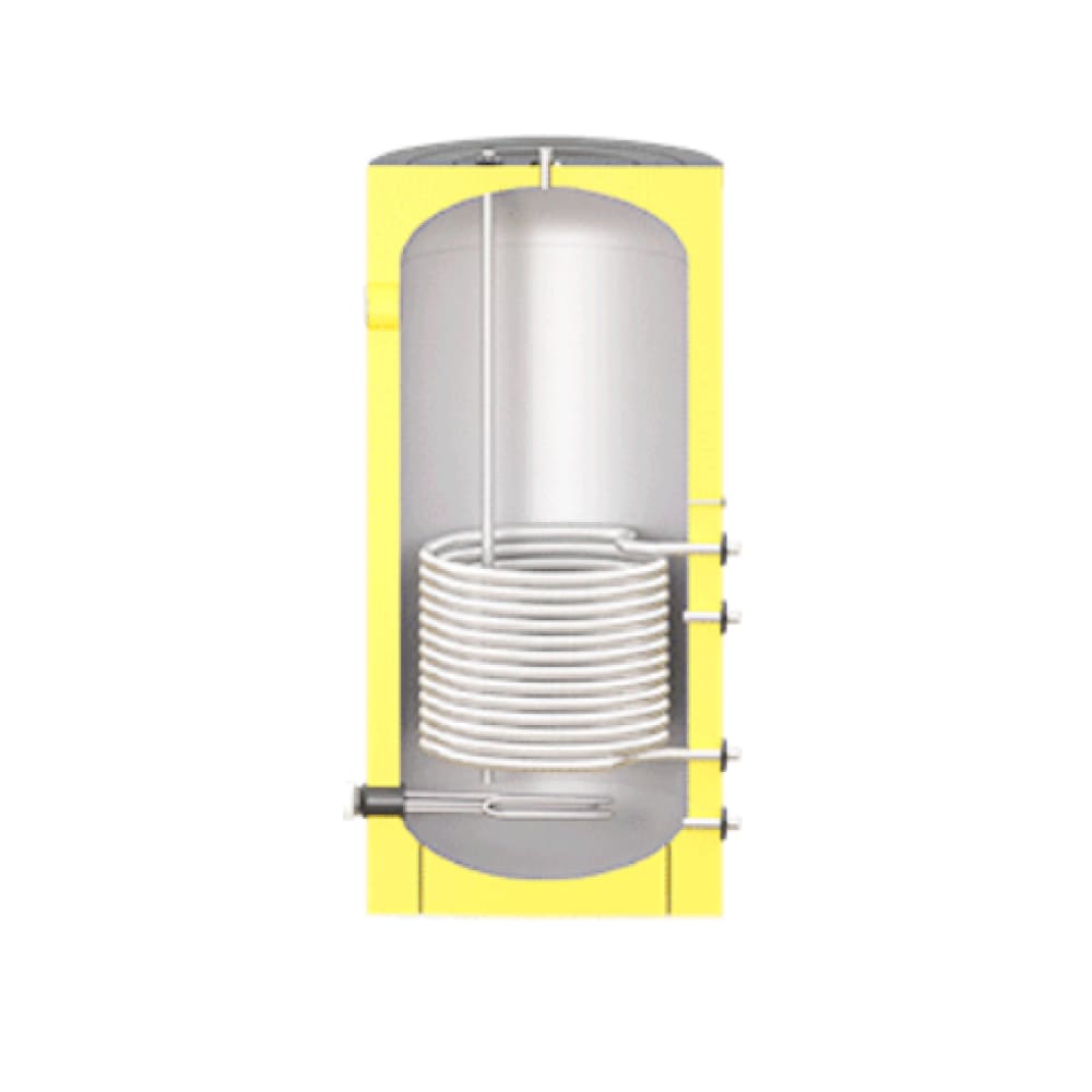 Напольный бойлер HEIB из НЕРЖ.стали с 1-м Т.О. SOLAR SS 150 V=157 (580*980)